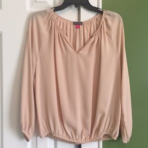 Vince Camuto Peach colored blouse